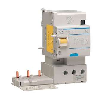Bloc différentiel 3P 40A 30mA type AC 60Hz|Hager-HAGBD346