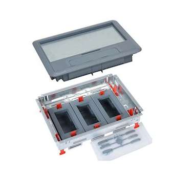 Boites de sol - Gamme Standard pour plancher technique|Legrand-LEG088009