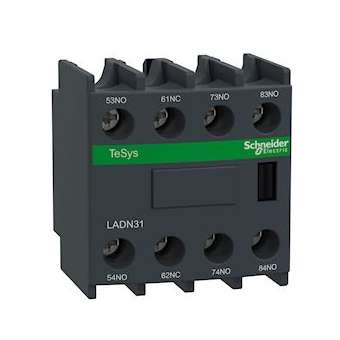 TeSys D - bloc contacts auxiliaires frontaux - 3F+1O - bornes vis-étriers|Schneider Electric-SCHLADN31