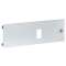 Plastron métal pour 1 DPX³ en position horizontale dans XL³4000 - hauteur 200mm