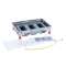 Kit 3 supports horizontaux fixes 3x4 modules pour boîte standard 8 à 12 modules