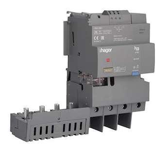 Bloc différentiel x160 4P 125A sensibilité fixe|Hager-HAGHBA128H