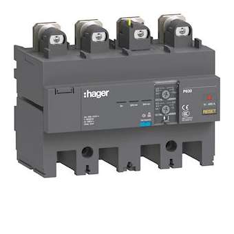 Bloc différentiel P630 4P 400A Idn adj|Hager-HAGHBW400H