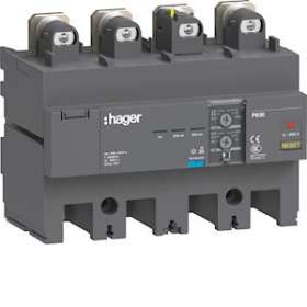 Bloc différentiel P630 4P 400A Idn adj|Hager-HAGHBW400H