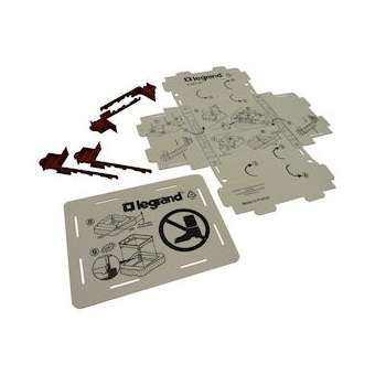 Boîte d'encastrement spécial rénovation pour boîtes de sol 8 à 12 modules|Legrand-LEG088190