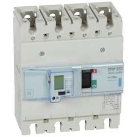 Disjoncteur électronique DPX³250 pouvoir de coupure 70kA 400V~ - 4P - 160A|Legrand-LEG420648