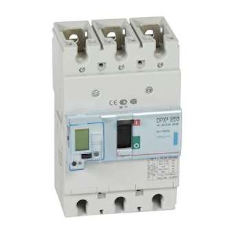 Disjoncteur électronique DPX³250 pouvoir de coupure 70kA 400V~ - 3P - 160A|Legrand-LEG420638