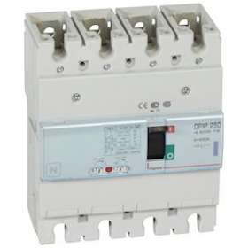 Disjoncteur magnétothermique DPX³250 pouvoir de coupure 50kA 400V~ - 4P - 250A|Legrand-LEG420279