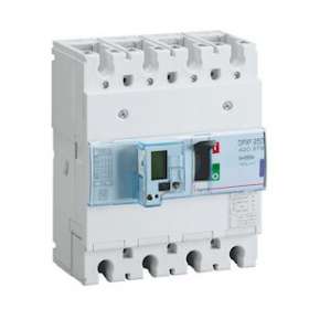 Disjoncteur électronique DPX³250 pouvoir de coupure 50kA 400V~ - 4P - 250A|Legrand-LEG420379