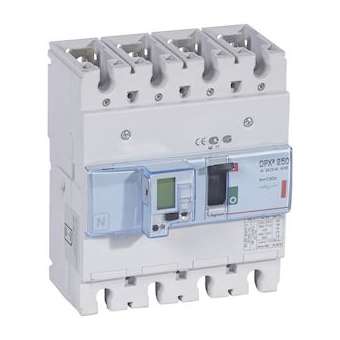 Disjoncteur électronique avec unité de mesure DPX³250 Icu 36kA 400V~ - 4P - 100A|Legrand-LEG420445