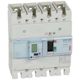 Disjoncteur électronique DPX³250 pouvoir de coupure 36kA 400V~ - 4P - 250A|Legrand-LEG420349