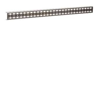 Traverse perforée quadro+ en tôle galvanisé h 25mm pour cellule 700mm|Hager-HAGFN887E
