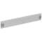 Plastron plein métal 1/4 de tour pour XL³4000/XL³800 - hauteur 100mm 24 modules