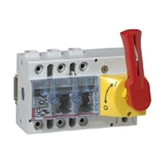 Interrupteur-sectionneur Vistop 160A - 3P commande frontale et poignée rouge|Legrand-LEG022351