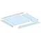 PrismaSeT P Active - Plaque passe-câbles pleine IP55 - L650+150 P400