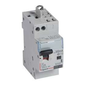 Disjoncteur diff DX³ 4500 -vis/auto -U+N 230V~ 25A -typeAC - 300mA -courbe C -2M|Legrand-LEG410731