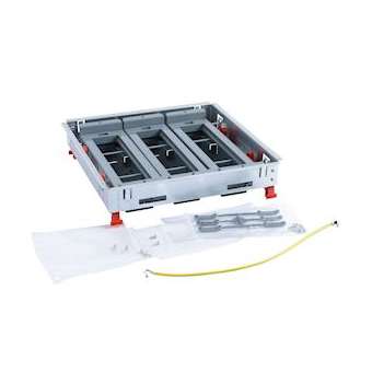 Kit 3 supports horizontaux fixes 3x8 modules pour boîte standard 16 à 24 modules|Legrand-LEG088032