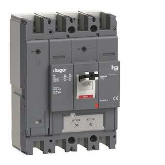 Disjoncteur h3 x630 TM 4x400A 50kA|Hager-HAGHMJ401DR