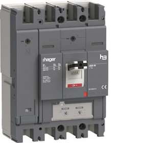Disjoncteur h3 x630 TM 4x400A 50kA|Hager-HAGHMJ401DR