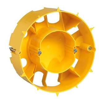 Boîte coupe feu Batibox cloisons sèches à vis D127mm - profondeur 55mm|Legrand-LEG089378