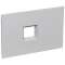 Plastron métal XL³800/4000 - pr DPX 1600 - vis imperdables - 24 modules