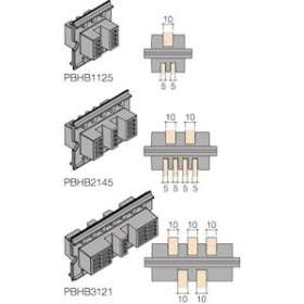 Support Jeu de barre Plat 2x10mm ou 4x5mm - L75mm (x24Pces)|ABB-ABBPBHB2145