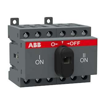 Inverseur Source Manuel 16A 3P'les montage Fond d'Armoire|ABB-ABB938960