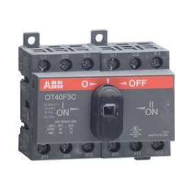 Inverseur Source Manuel 40A 3P'les montage Fond d'Armoire|ABB-ABB939053