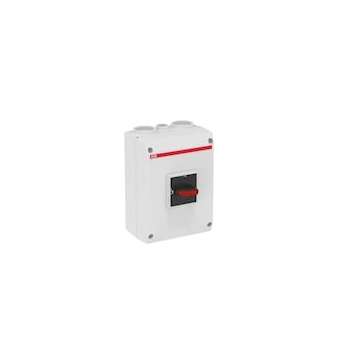 Coffret de Sécurité EMC 25A 3 p'les IP65 poignée Noire|ABB-ABB919966