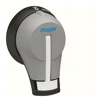 Commande débrochable sur porte pour interrupteurs 125-630A verrouillable|Hager-HAGHZC002