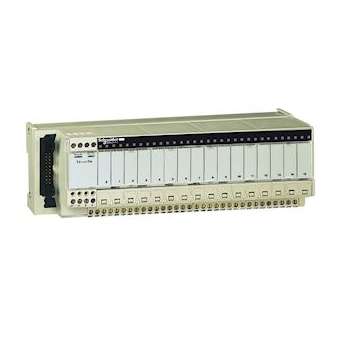 Telefast ABE7 - embase de raccordement passive - 16 E - fusible - DEL -isolateur|Schneider Electric-SCHABE7H16F43