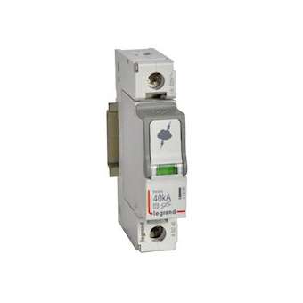 Parafoudre basse tension typeT2 Imax 40kA/pôle - 1P 320V~ - 1 module|Legrand-LEG412240