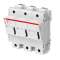 Porte Fusible E93/125S - 3P -100A -690VAC (IEC6094763 cat AC-20B)-av. indicateur