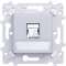 essensya prise RJ45 Catégorie 6 UTP pour Grade 1 Titane|Hager-HAGWE220T