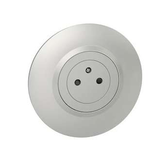 Prise de courant Surface dooxie complet plaque déco - aluminium|Legrand-LEG095085