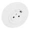 Prise de courant Surface avec chargeur USB Type-C dooxie plaque ronde - blanc