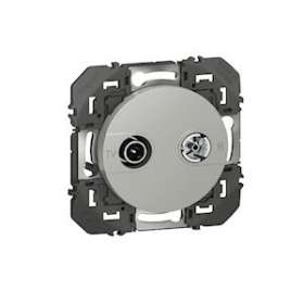 Prise TV-R dooxie finition alu|Legrand-LEG600454
