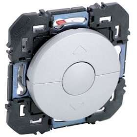 Poussoir pour commande volets roulants dooxie finition alu|Legrand-LEG095299