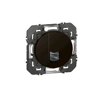 Prise multimédia RJ45 catégorie6 STP dooxie composable noir|Legrand-LEG600575