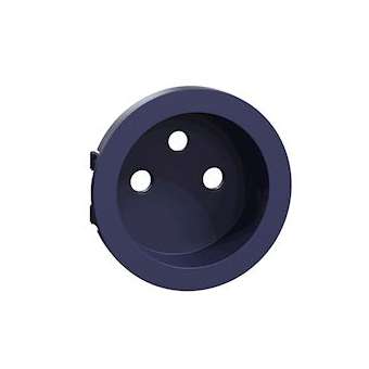 Odace, enjoliveur seul prise de courant 2P+T 16A, Cobalt|Schneider Electric-SCHS550659