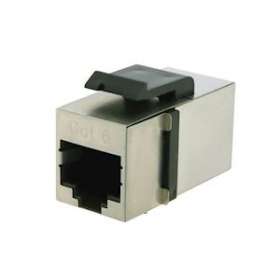 Prolongateur keystone CAT6 RJ45 Femelle/Femelle blindé, STP|Gigamedia-GGM6210270S00