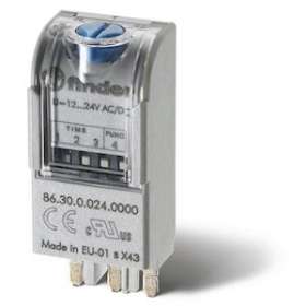 Module tempo bi-fonction AI + DI 12-24V AC/DC, de 0,05s à100h|Finder-FID863000240000