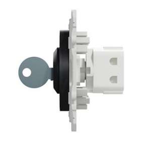 Odace - interrupteur à clé - barillet et clé inclus - anthracite|Schneider Electric-SCHS540286