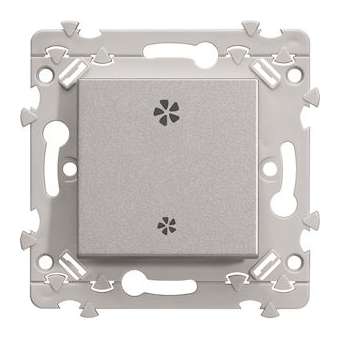 essensya Interrupteur Va-et-Vient VMC Titane|Hager-HAGWE048T