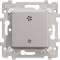 essensya Interrupteur Va-et-Vient VMC Titane|Hager-HAGWE048T