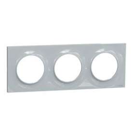 Odace Styl plaque Sable 3 postes horizontaux ou verticaux entraxe 71mm|Schneider Electric-SCHS520706B1