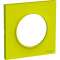 Odace Styl plaque Vert Chartreuse 1 poste