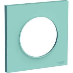 Odace Styl plaque Bleu Cian 1 poste|Schneider Electric-SCHS520702C