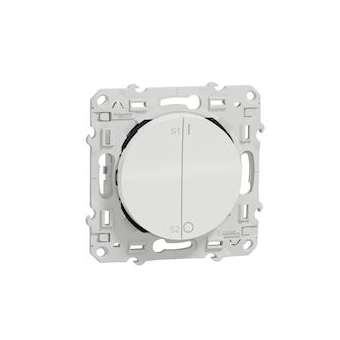 Odace + Blanc, commande de groupe pour scenarios PlusLink 2 fils PlusLink|Schneider Electric-SCHS520563