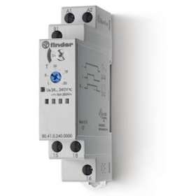 Tempo fonction BE multitension 1RT 16A 12-240V AC/DC, de 0,1s à 24h|Finder-FID804102400000